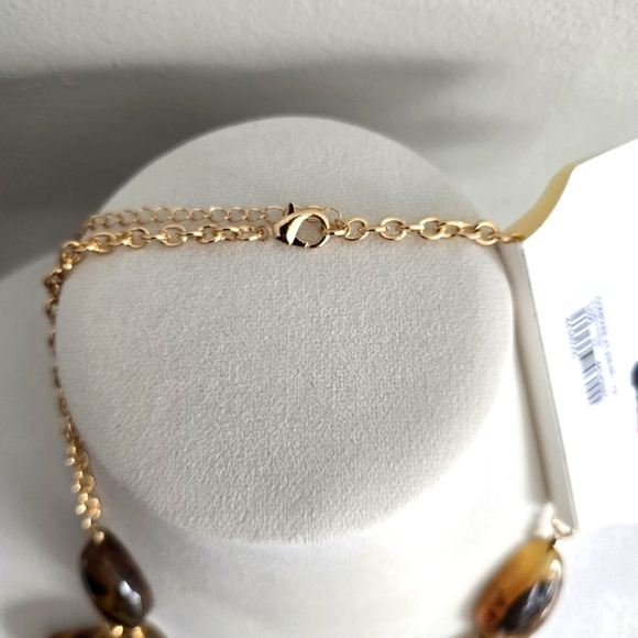 New Cato Necklace Tiger Eye Statement - Picture 4 of 5